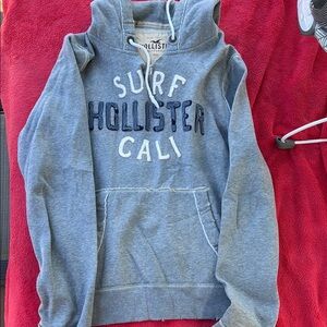 Hollister Men's Gray Hoodie